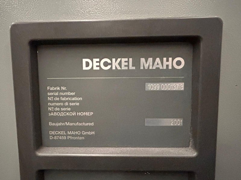 DECKEL MAHO DMU 200 P  2001