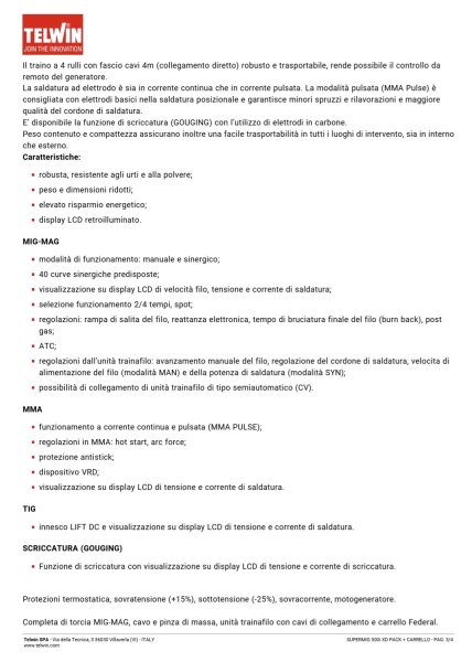 TELWIN SUPERMIG 500I XD  2026